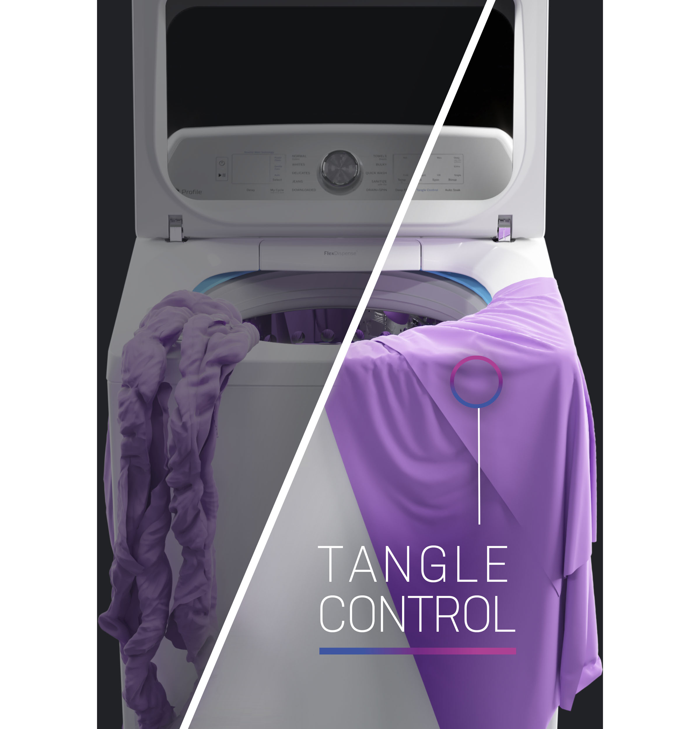 5.4 cu. ft. Capacity Washer with Smarter Wash Technology and Adaptive SmartDispense PTW800BPWRS