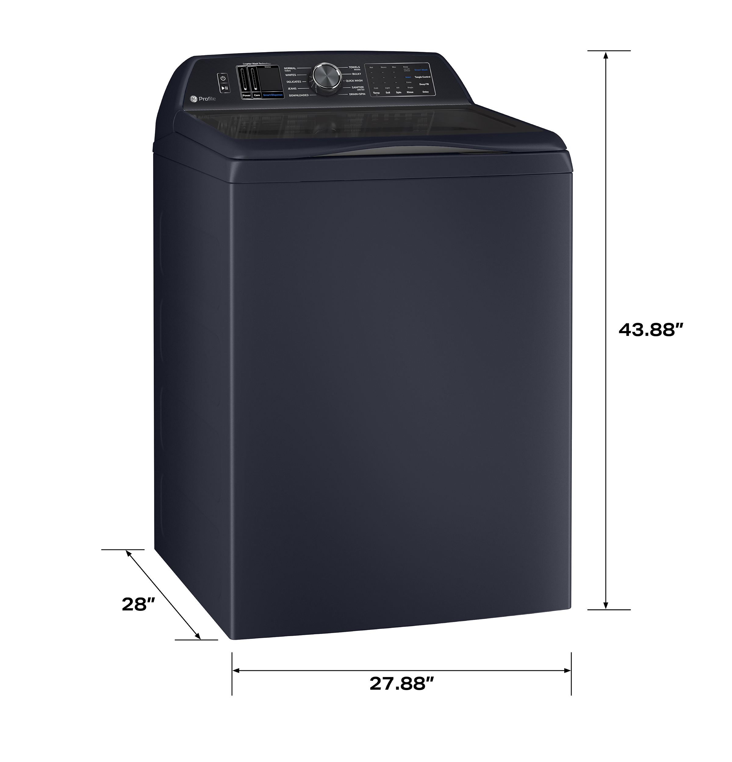 5.4 cu. ft. Capacity Washer with Smarter Wash Technology and Adaptive SmartDispense PTW800BPWRS