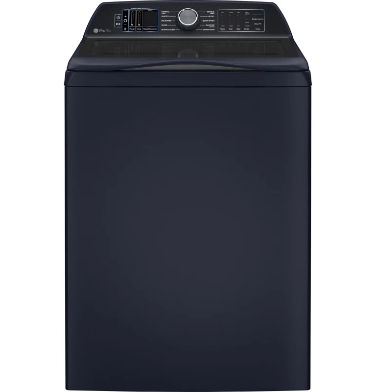 GE Profile 5.4  cu. ft. Capacity Washer with Smarter Wash Technology and FlexDispense Sapphire Blue PTW900BPTRS Picture 1