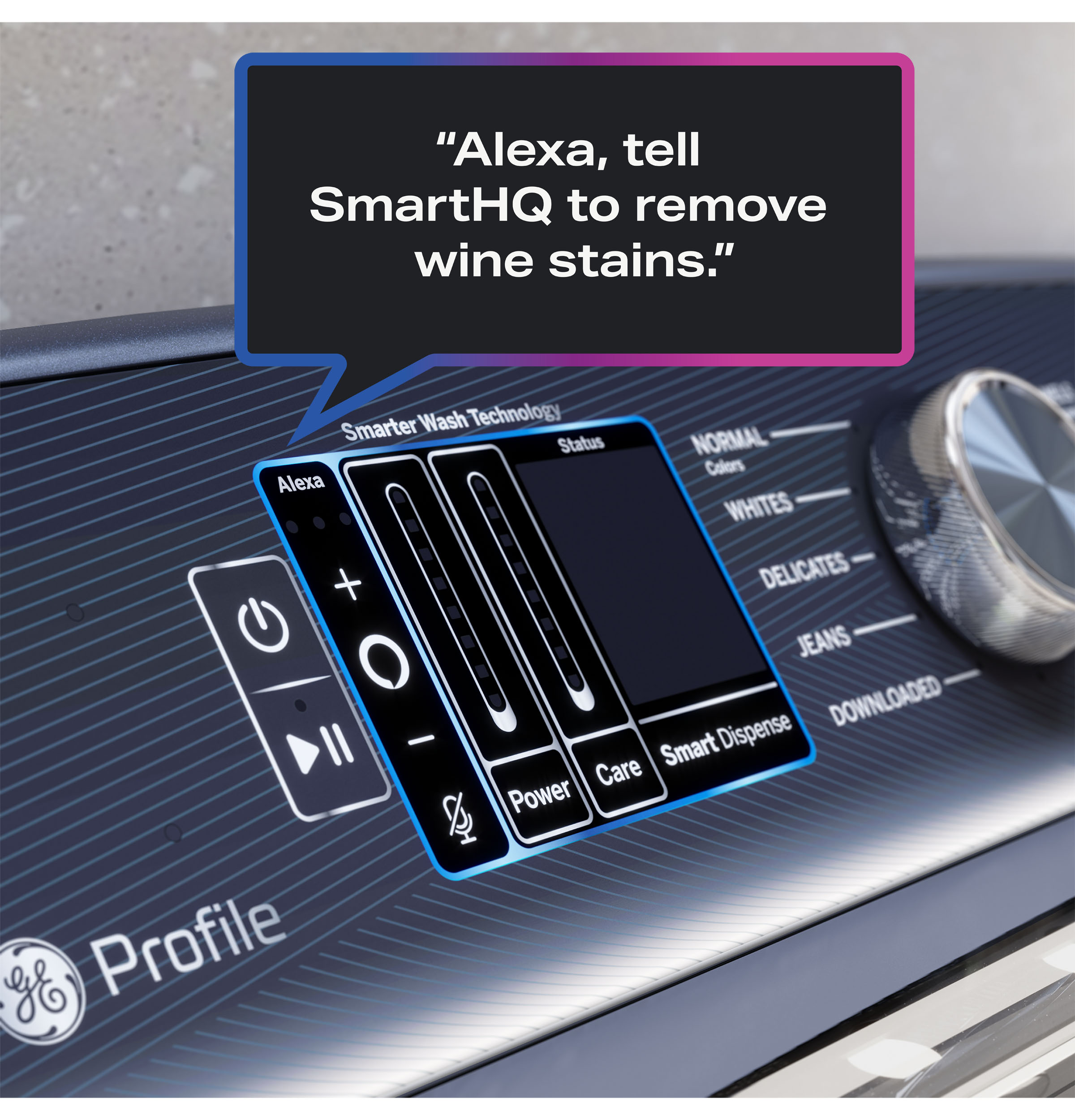 5.3 cu. ft. Capacity Washer with Smarter Wash Technology and FlexDispense PTW905BPTRS