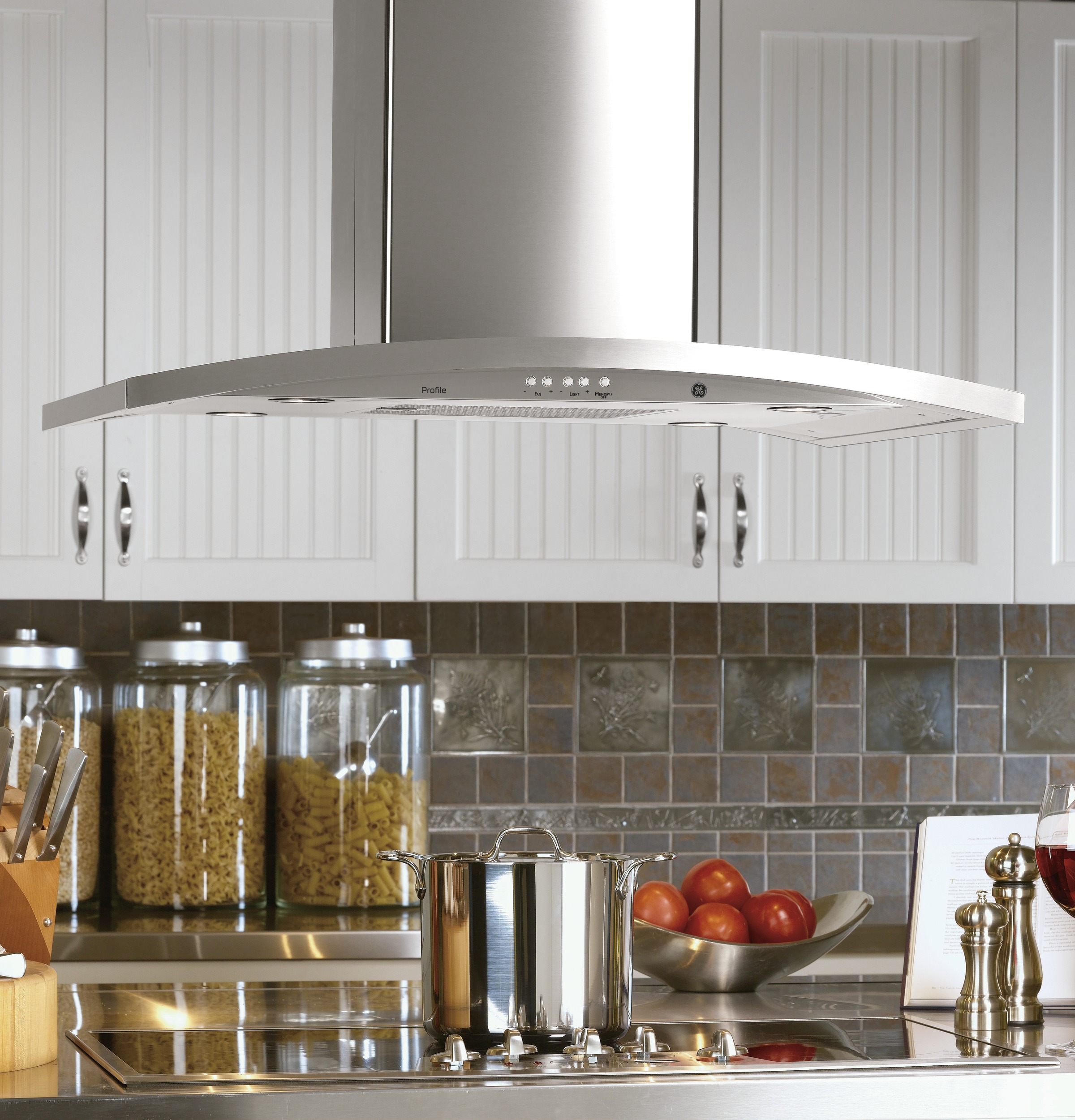 36" Island-Mount Chimney Hood PV977NSS