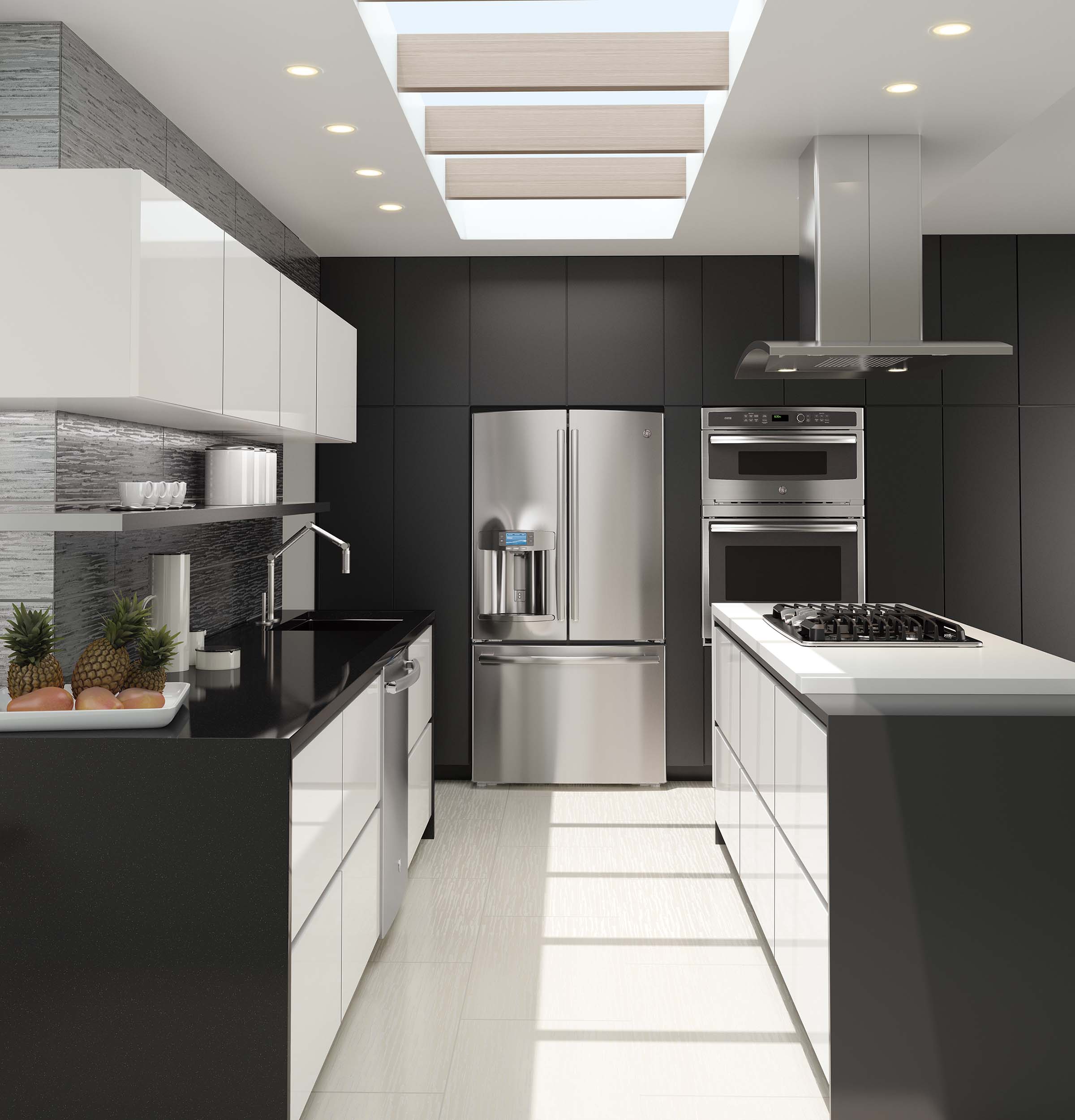 36" Island-Mount Chimney Hood PV977NSS