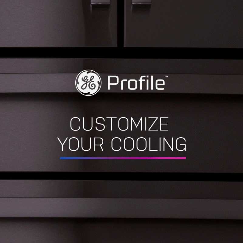 27.9 Cu. Ft. Smart Fingerprint Resistant 4-Door French-Door Refrigerator with Door In Door PVD28BYNFS