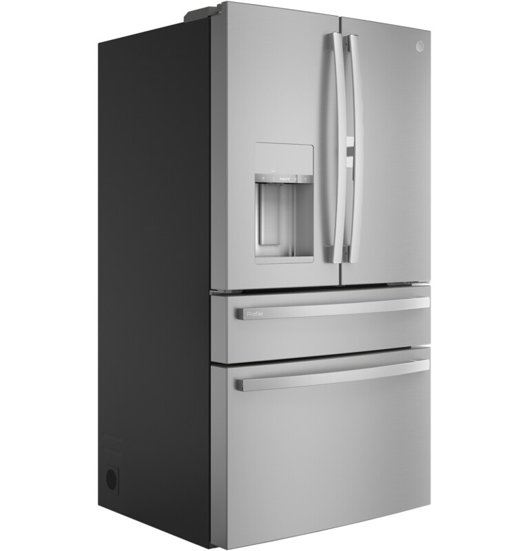 27.9 Cu. Ft. Smart Fingerprint Resistant 4-Door French-Door Refrigerator with Door In Door PVD28BYNFS