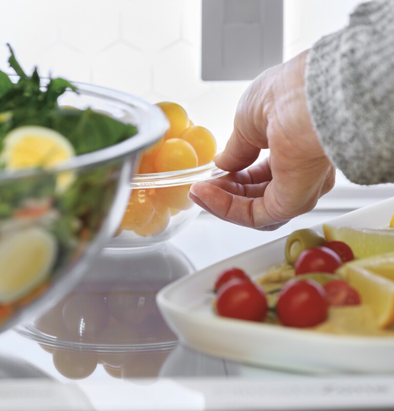 27.9 Cu. Ft. Smart Fingerprint Resistant 4-Door French-Door Refrigerator with Door In Door PVD28BYNFS