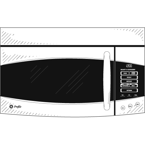 Spacemaker 2.0 Cu. Ft. Over-the-Range Microwave Oven PVM2070SMSS