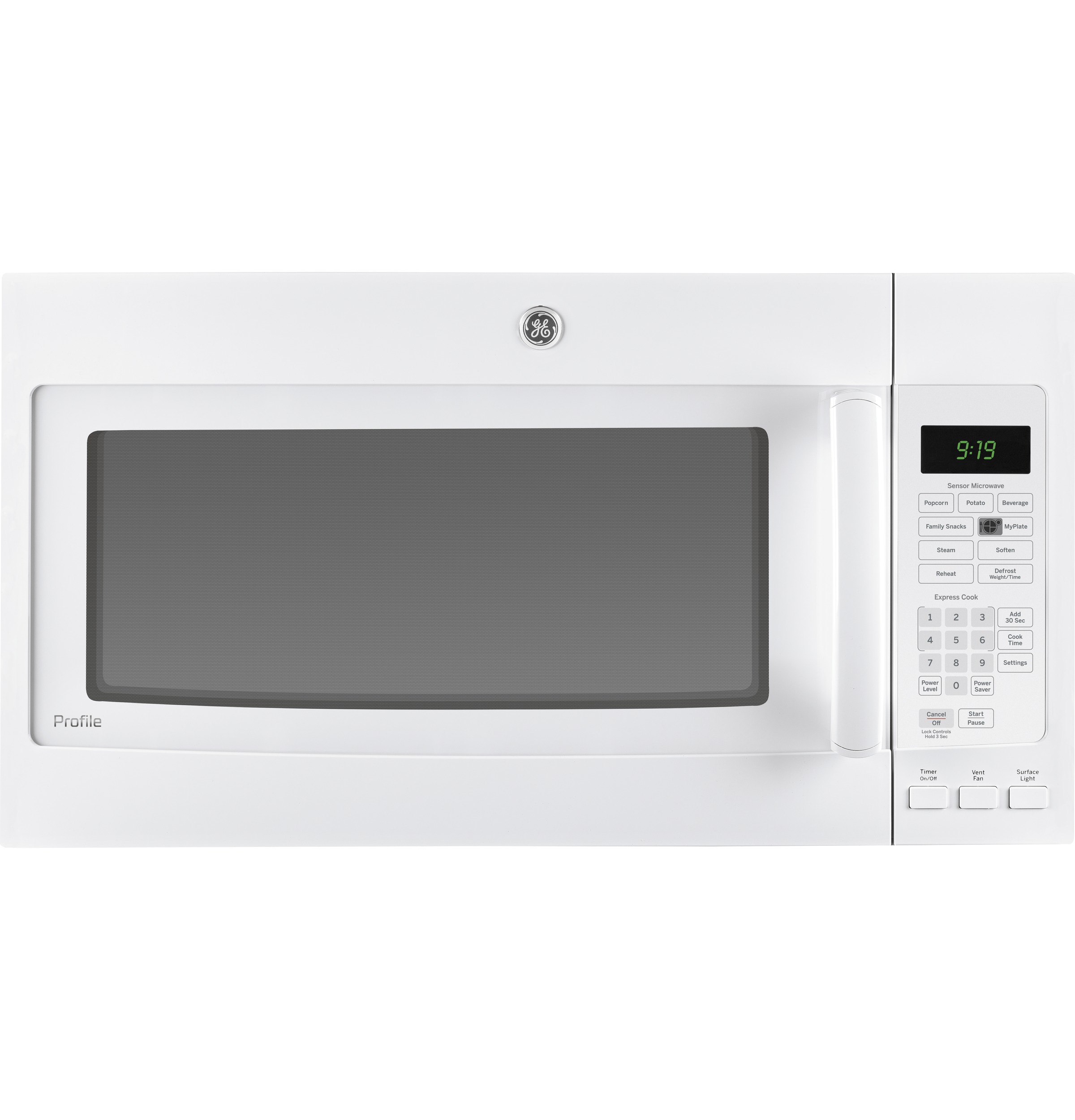 Series 1.9 Cu. Ft. Over-the-Range Sensor Microwave Oven PVM9195DFWW