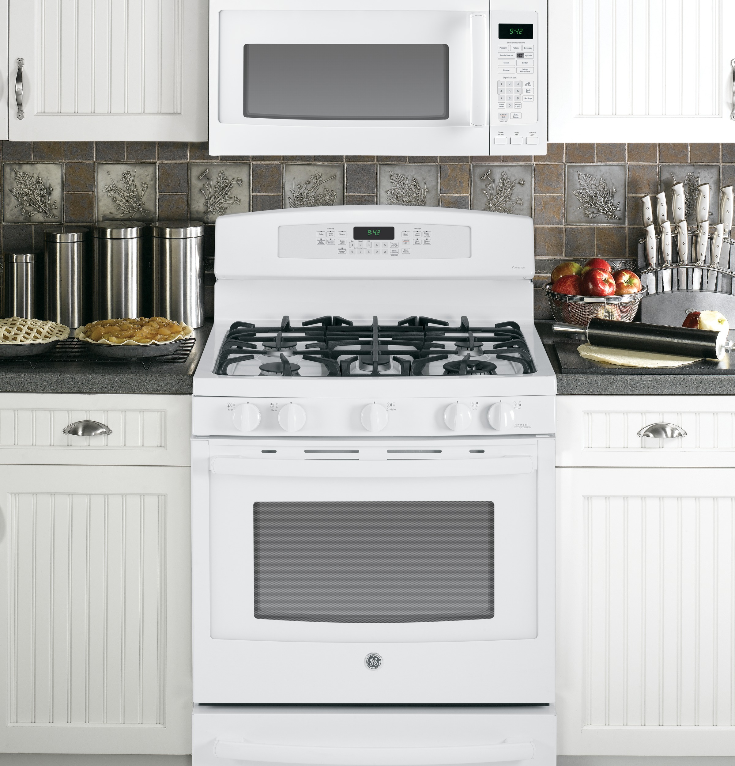 Series 1.9 Cu. Ft. Over-the-Range Sensor Microwave Oven PVM9195DFWW