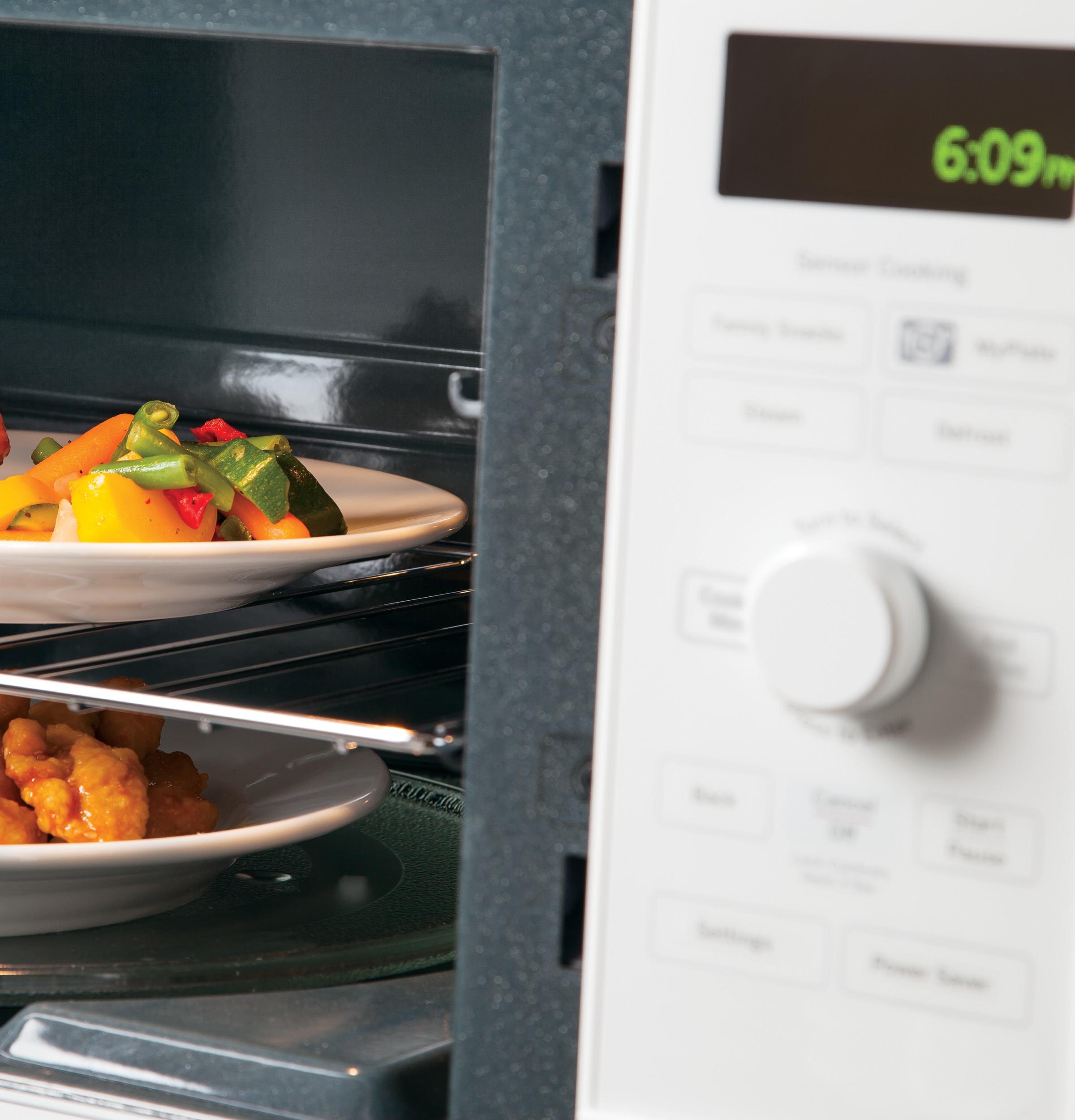 Series 2.1 Cu. Ft. Over-the-Range Sensor Microwave Oven PVM9215DFWW