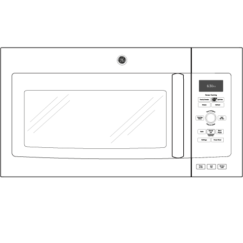 Series 2.1 Cu. Ft. Over-the-Range Sensor Microwave Oven PVM9215DFWW