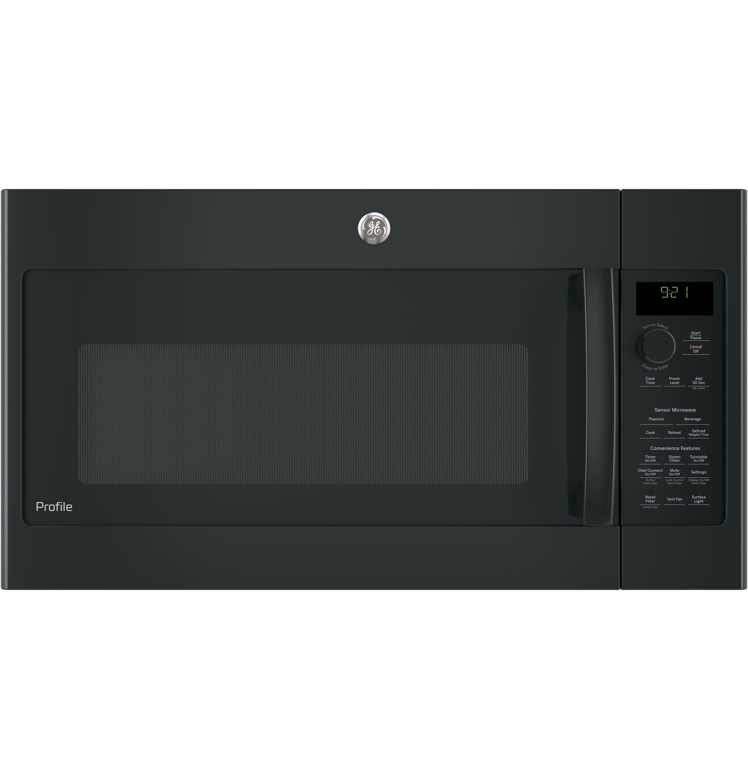 Series 2.1 Cu. Ft. Over-the-Range Sensor Microwave Oven PVM9215DKBB