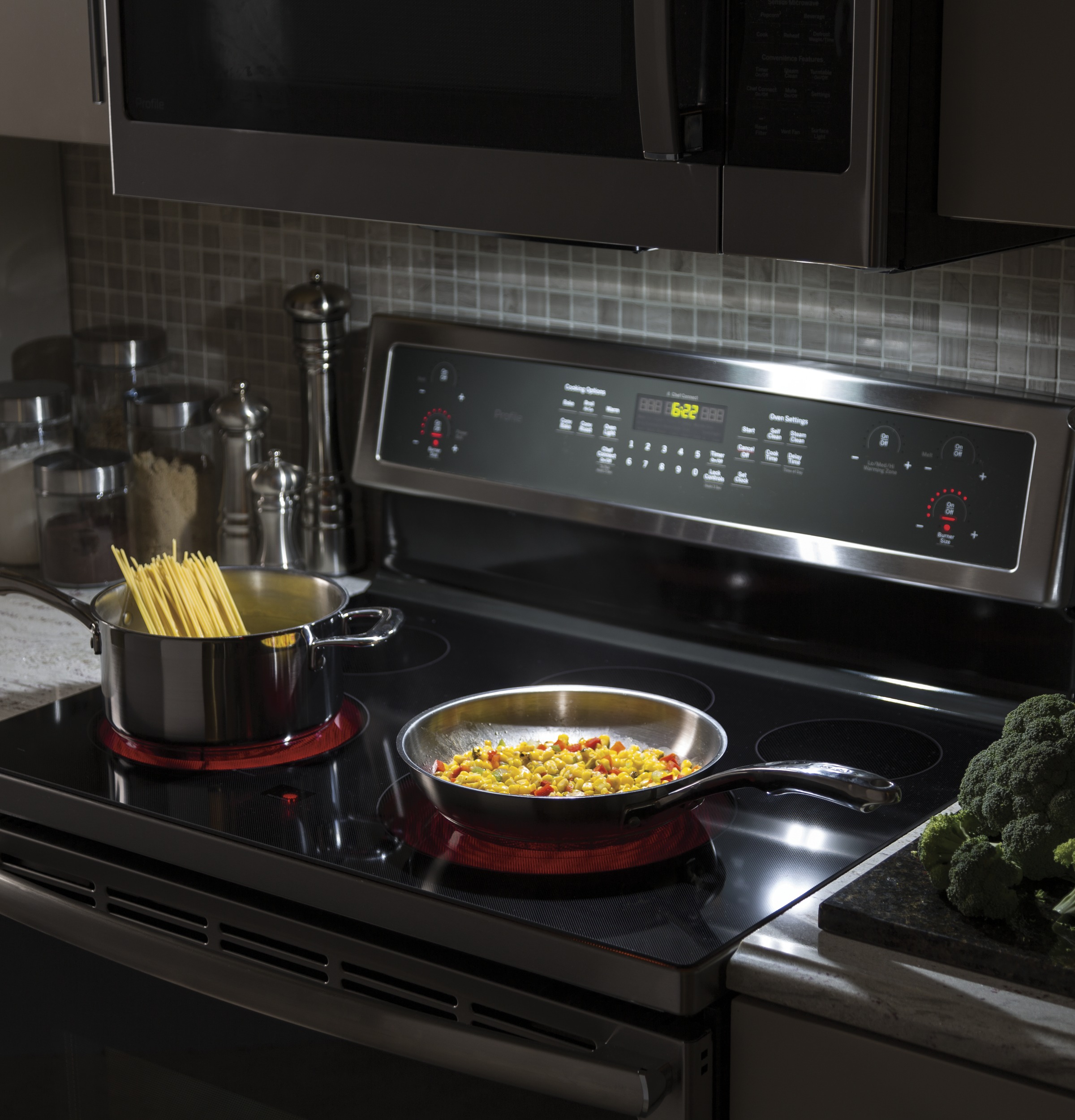 Series 2.1 Cu. Ft. Over-the-Range Sensor Microwave Oven PVM9215DKBB