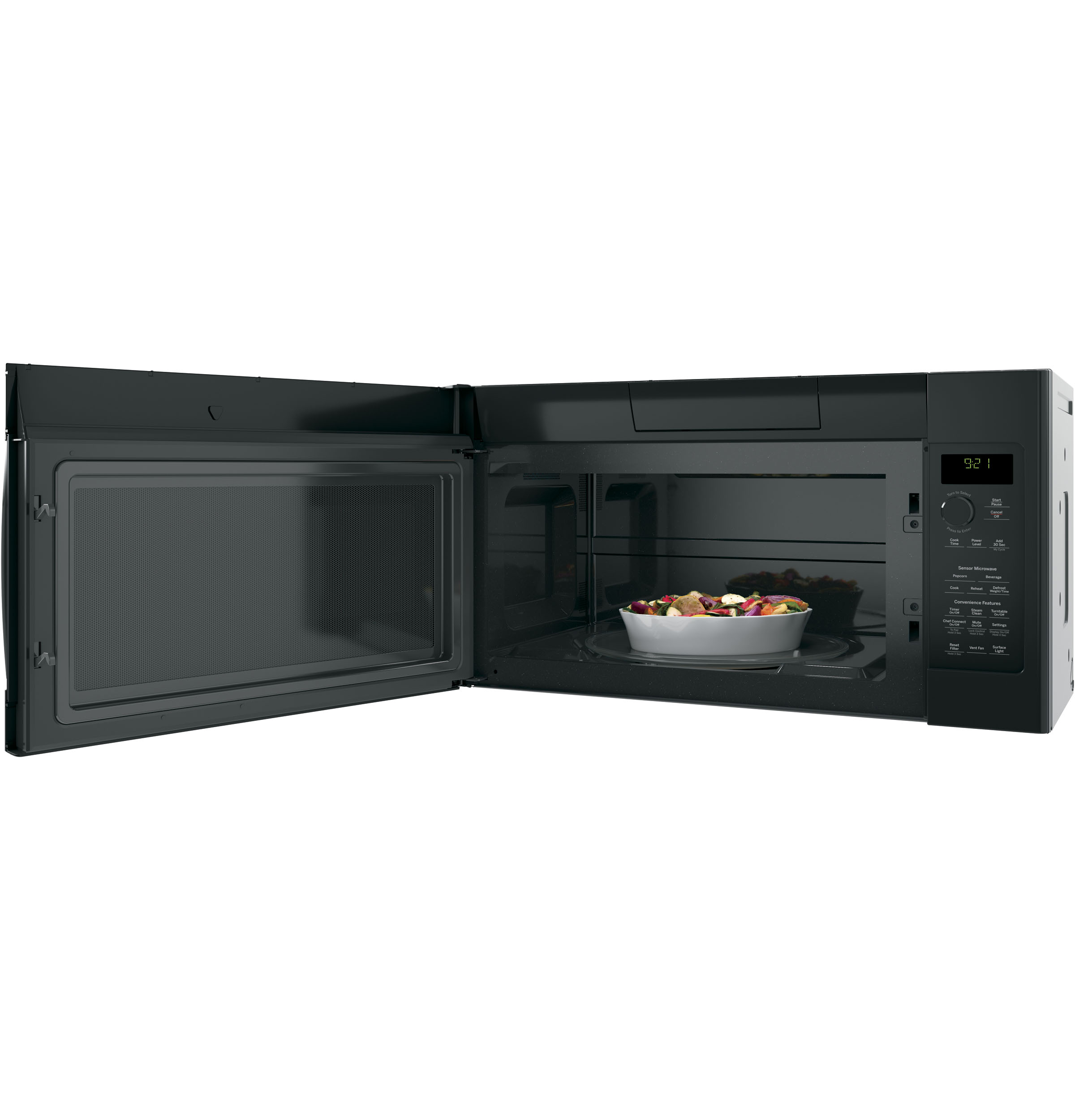 Series 2.1 Cu. Ft. Over-the-Range Sensor Microwave Oven PVM9215DKBB