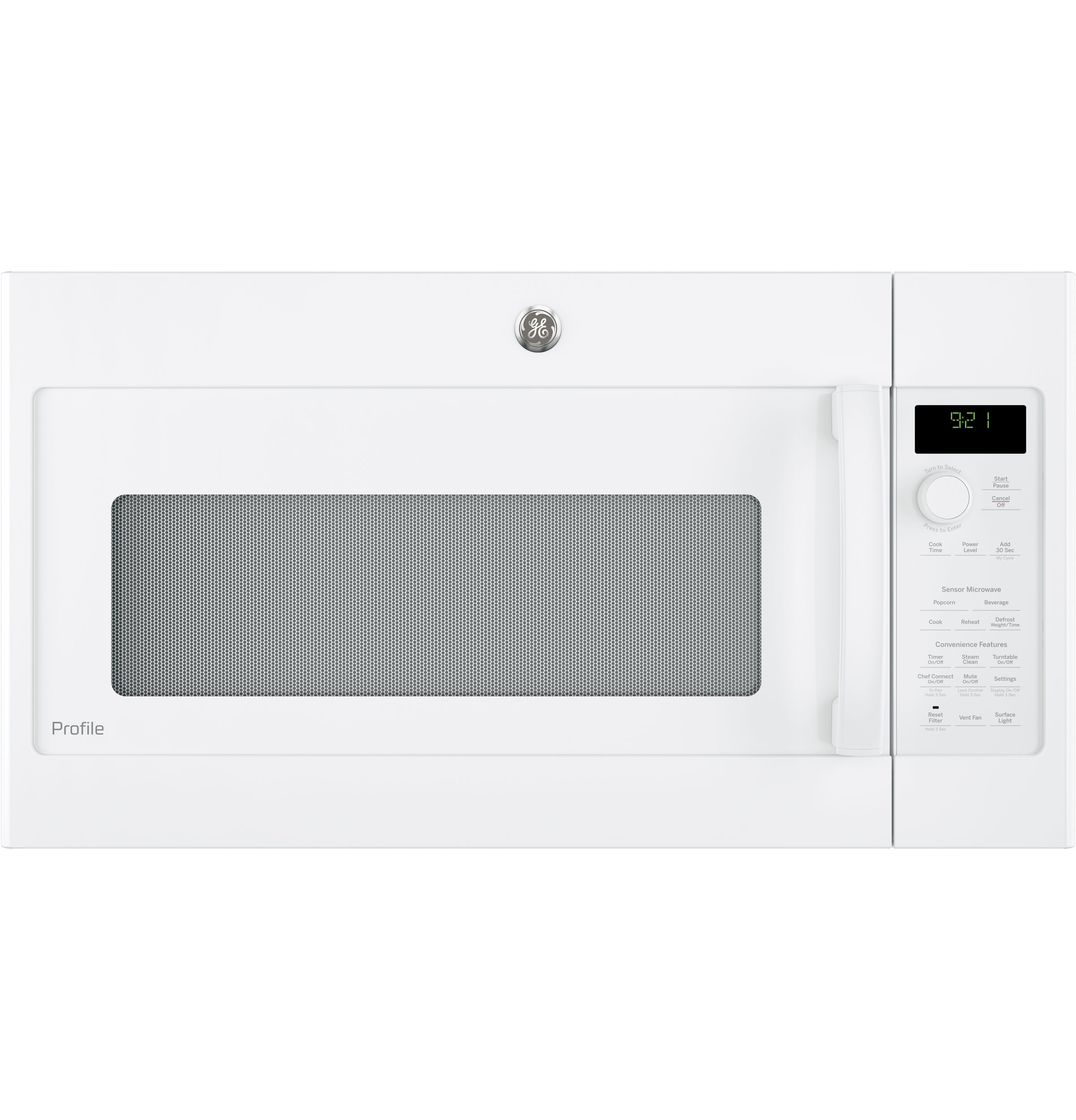 Series 2.1 Cu. Ft. Over-the-Range Sensor Microwave Oven PVM9215DKWW
