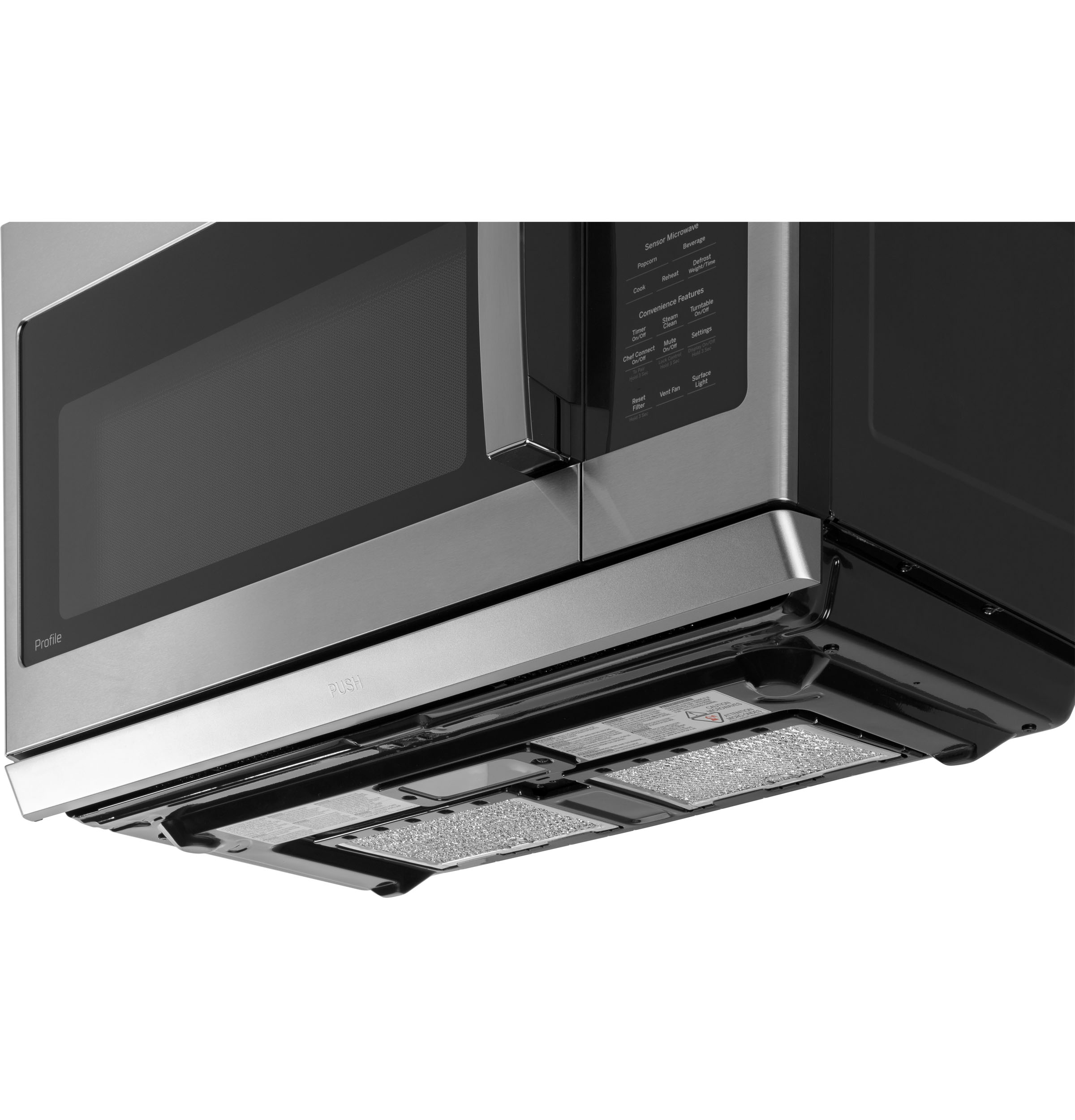 Ge Profile™ 2.2 Cu. Ft. Over-the-range Sensor Microwave Oven With Extendable Slide-out Vent PVM9225RYSS
