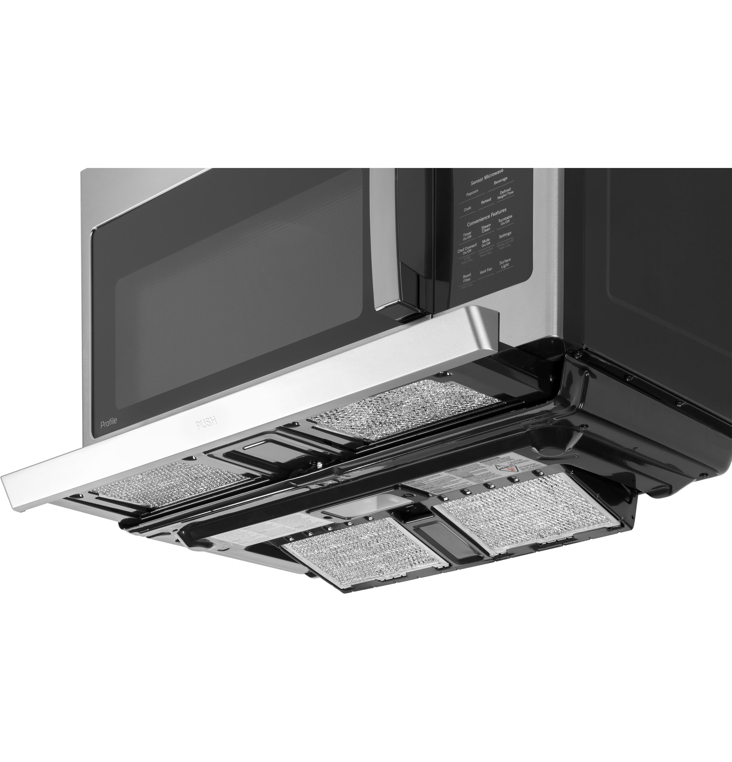 Ge Profile™ 2.2 Cu. Ft. Over-the-range Sensor Microwave Oven With Extendable Slide-out Vent PVM9225RYSS
