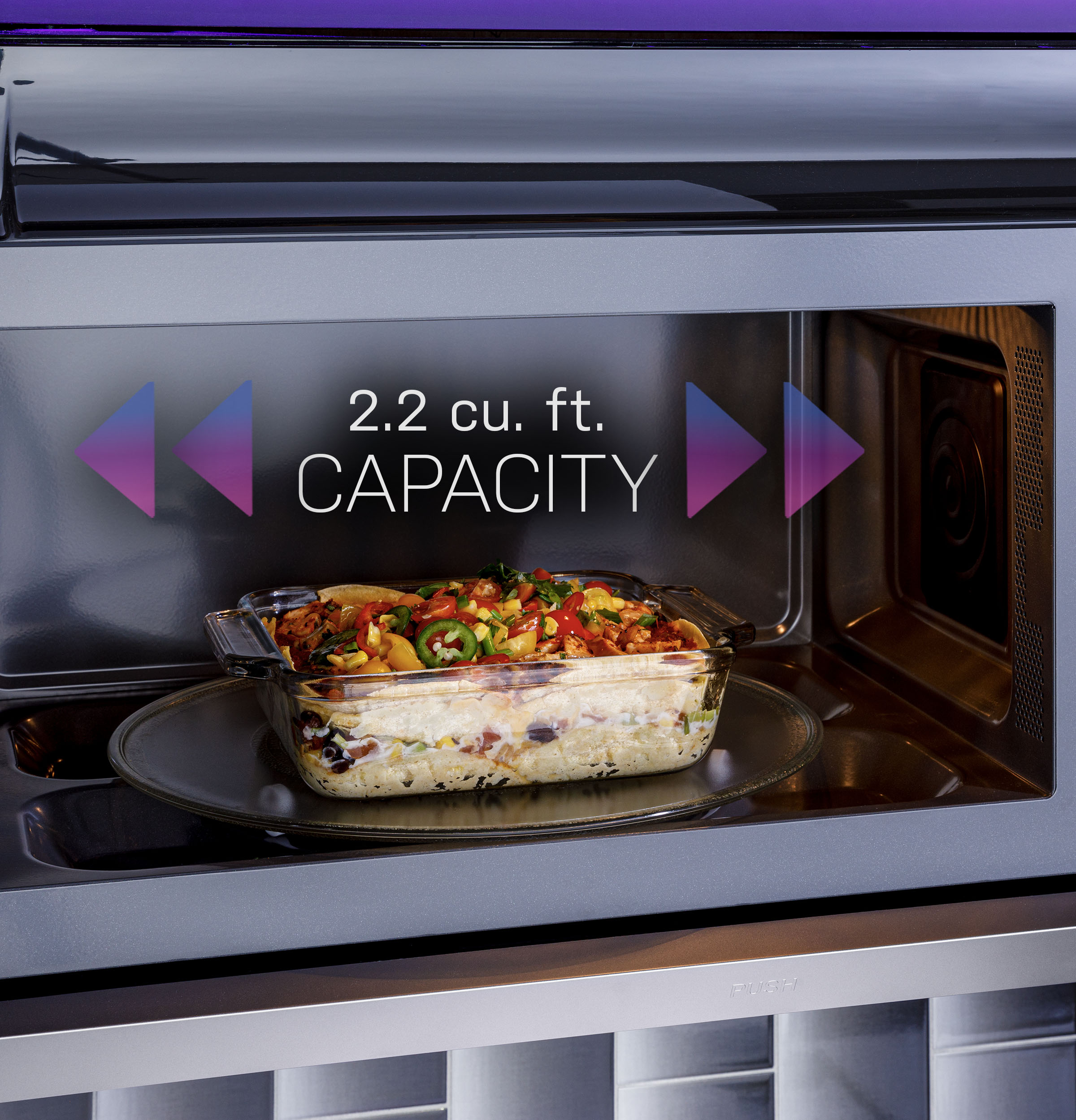 Ge Profile™ 2.2 Cu. Ft. Over-the-range Sensor Microwave Oven With Extendable Slide-out Vent PVM9225RYSS