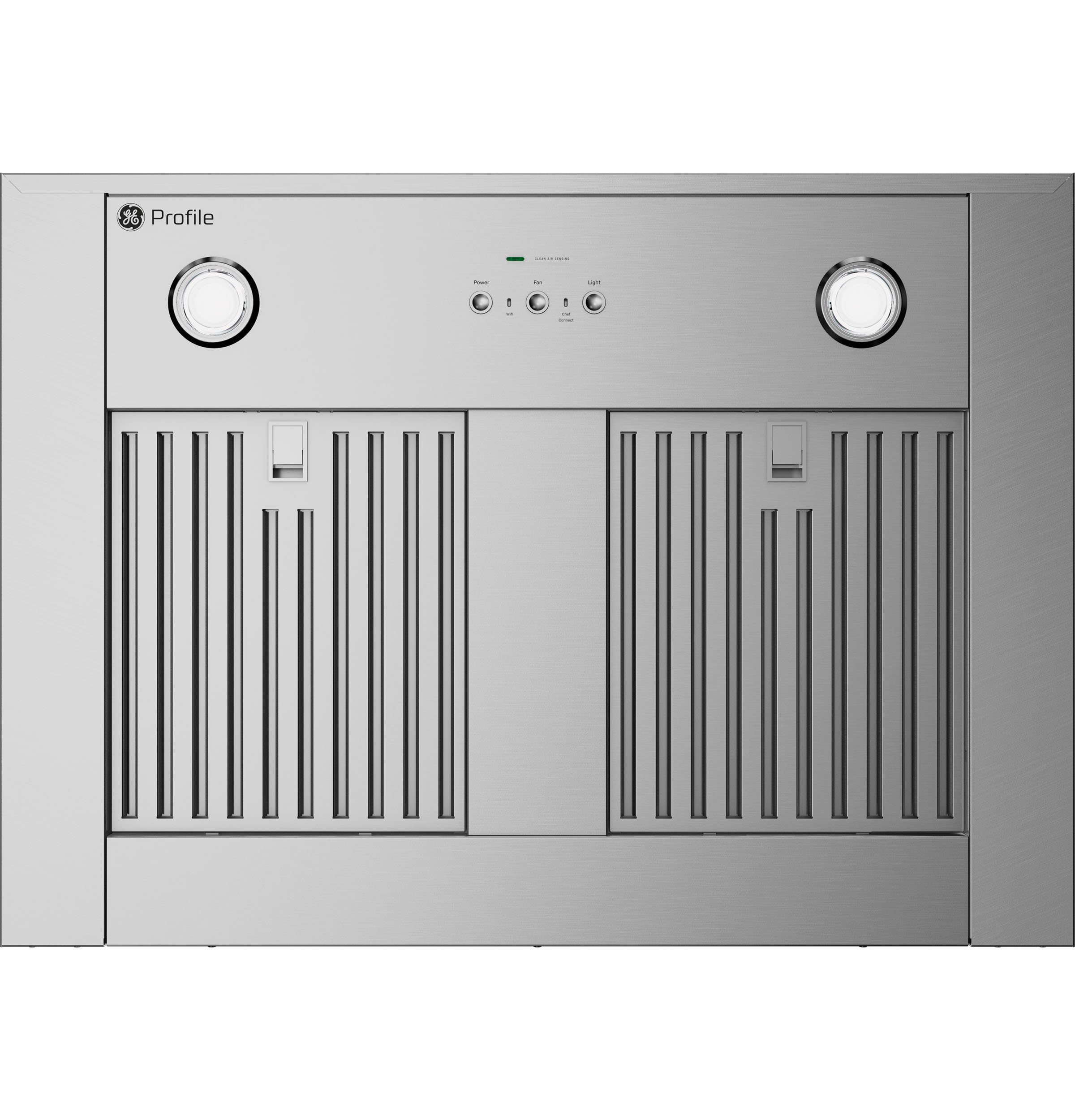 30" Wall-Mount Pyramid Chimney Vent Hood with Clean Air Sensors PVW1030SWSS