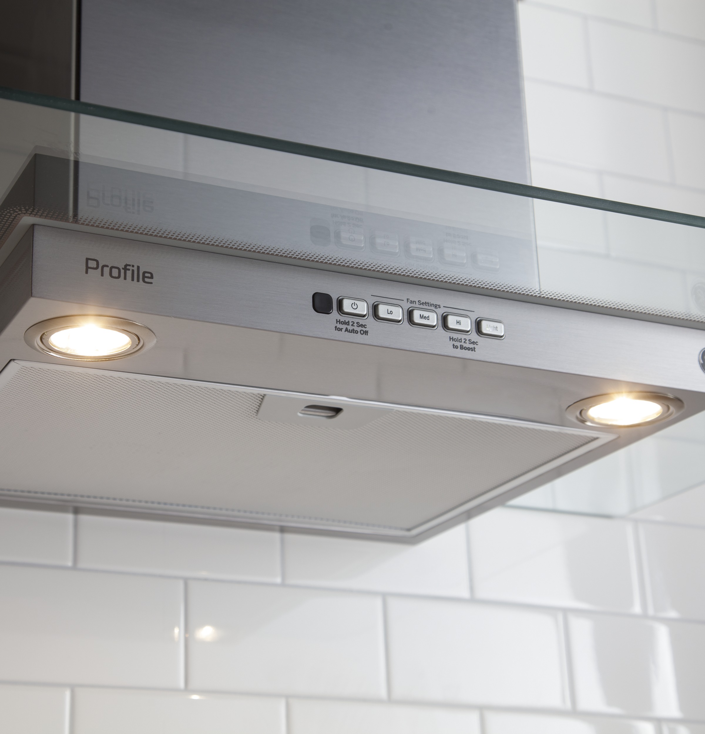 Series 30" Wall-Mount Glass Canopy Chimney Hood PVW7301SJSS