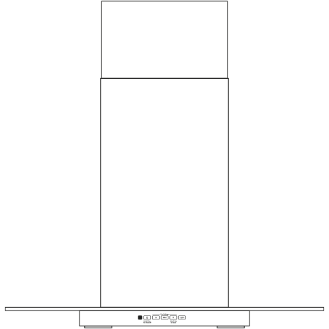 Series 30" Wall-Mount Glass Canopy Chimney Hood PVW7301SJSS