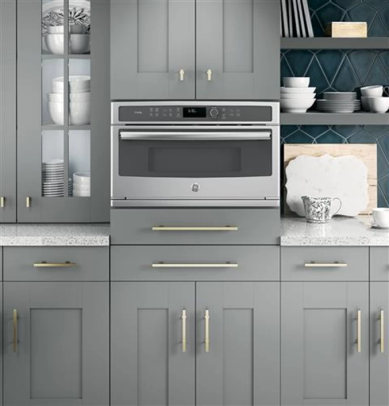 GE Profile Built-In Microwave/Convection Oven Stainless Steel PWB7030SLSS Picture 1