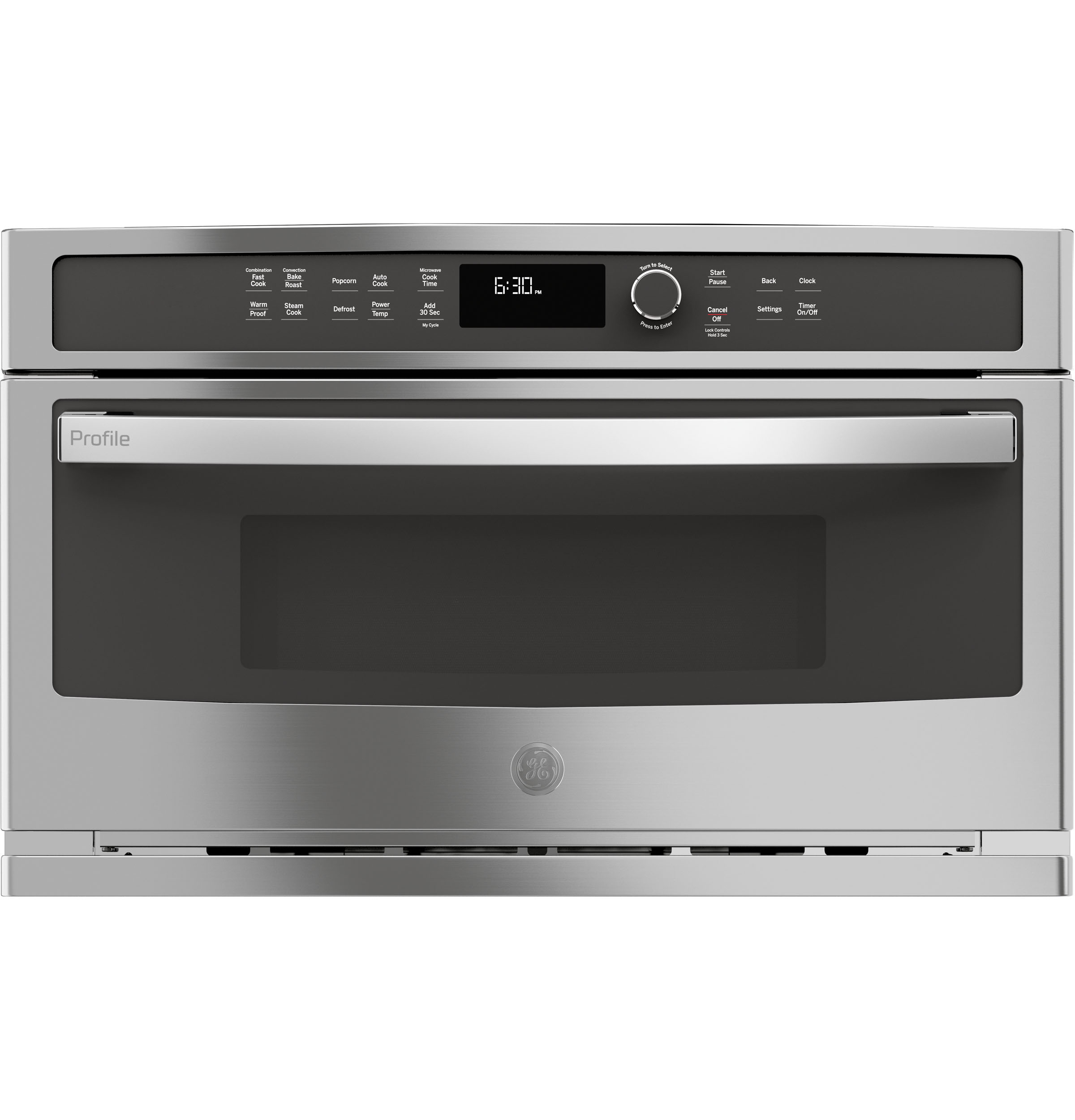 GE Profile Built-In Microwave/Convection Oven Stainless Steel PWB7030SLSS Picture 1