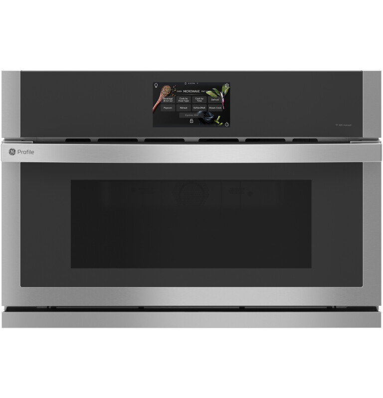 GE Profile 30" Built-In Microwave/Convection Oven Stainless Steel PWB7030SVSS Picture 1