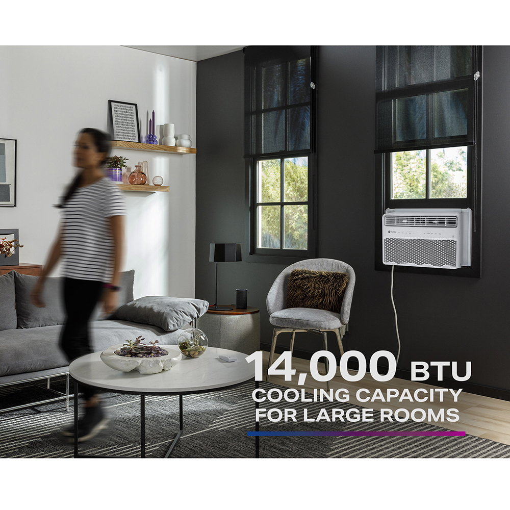 14,000 BTU Inverter Smart Ultra Quiet Window Air Conditioner for Large Rooms up to 700 sq. ft. PWDV14WWF