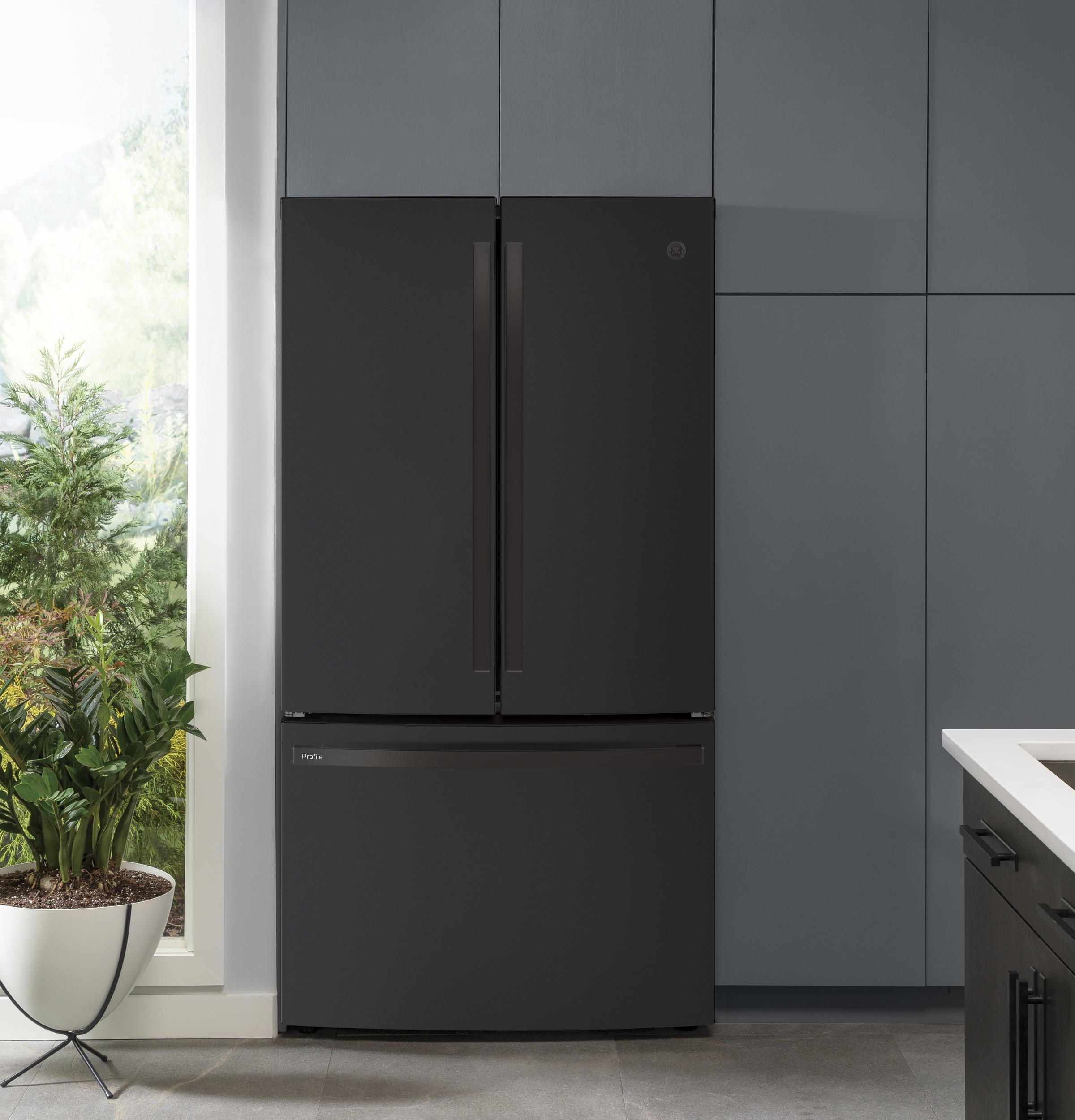 Series 23.1 Cu. Ft. Counter-Depth French-Door Refrigerator PWE23KELDS