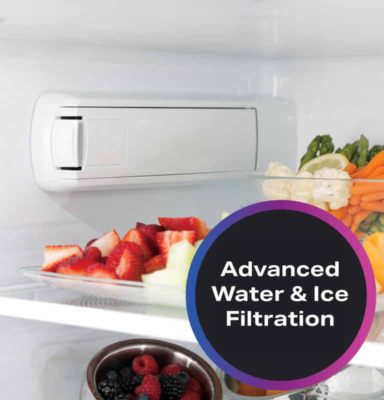 23.1 Cu. Ft. Counter-Depth Fingerprint Resistant French-Door Refrigerator PWE23KYNFS