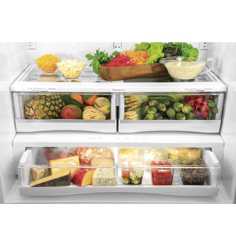 23.1 Cu. Ft. Counter-Depth Fingerprint Resistant French-Door Refrigerator PWE23KYNFS