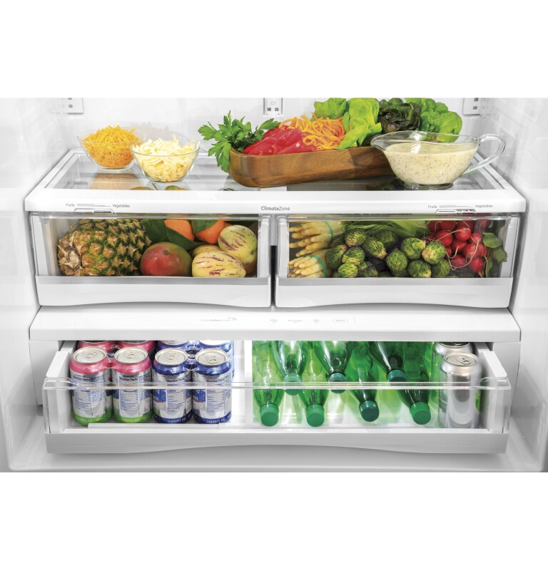 23.1 Cu. Ft. Counter-Depth Fingerprint Resistant French-Door Refrigerator PWE23KYNFS