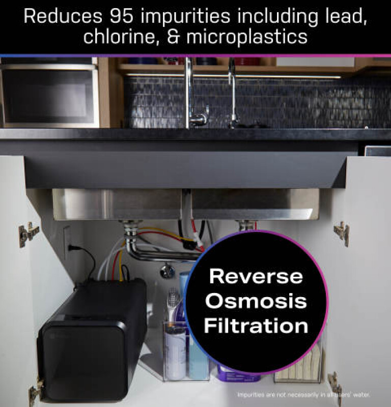 Profile Reverse Osmosis Under Sink Tankless Water Filtration System With Faucet PXRQ400T