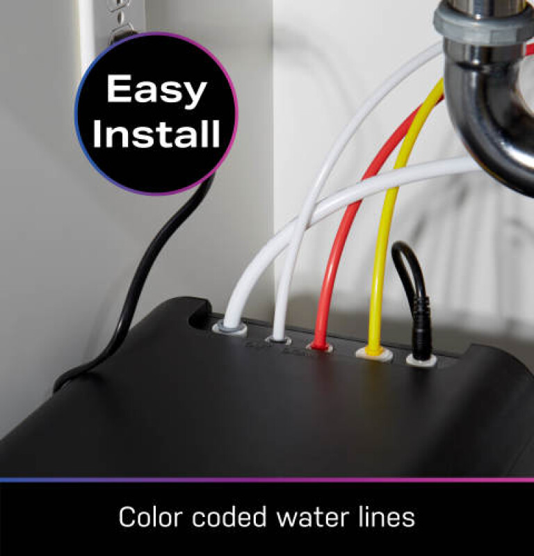 Profile Reverse Osmosis Under Sink Tankless Water Filtration System With Faucet PXRQ400T