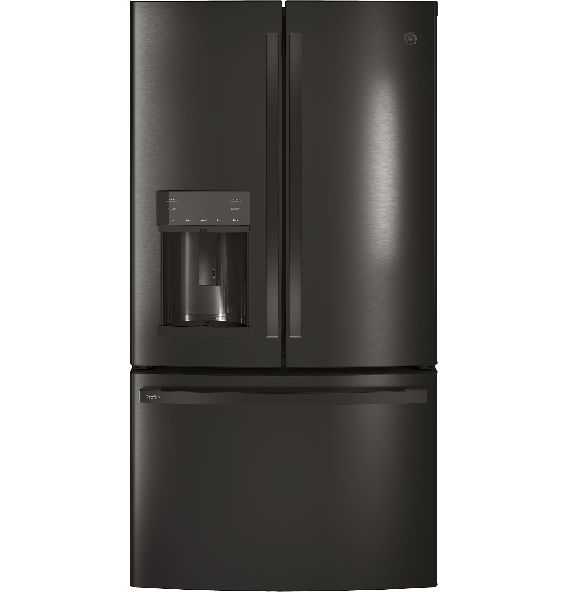 Series 22.1 Cu. Ft. Counter-Depth French-Door Refrigerator with Door In Door and Hands-Free AutoFill PYD22KBLTS