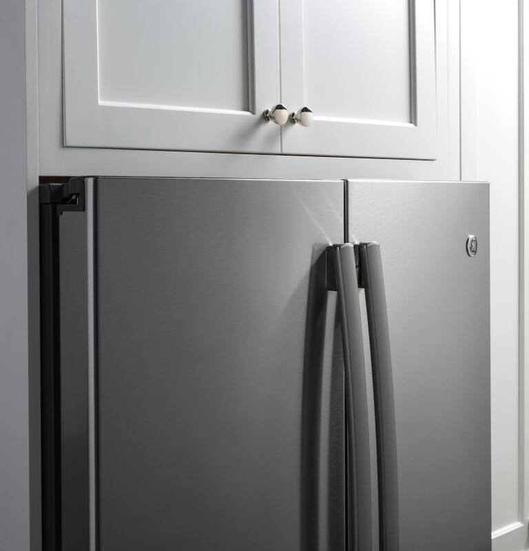 22.1 Cu. Ft. Counter-Depth French-Door Refrigerator with Hands-Free AutoFill PYE22KBLTS