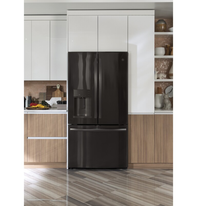22.1 Cu. Ft. Counter-Depth French-Door Refrigerator with Hands-Free AutoFill PYE22KBLTS