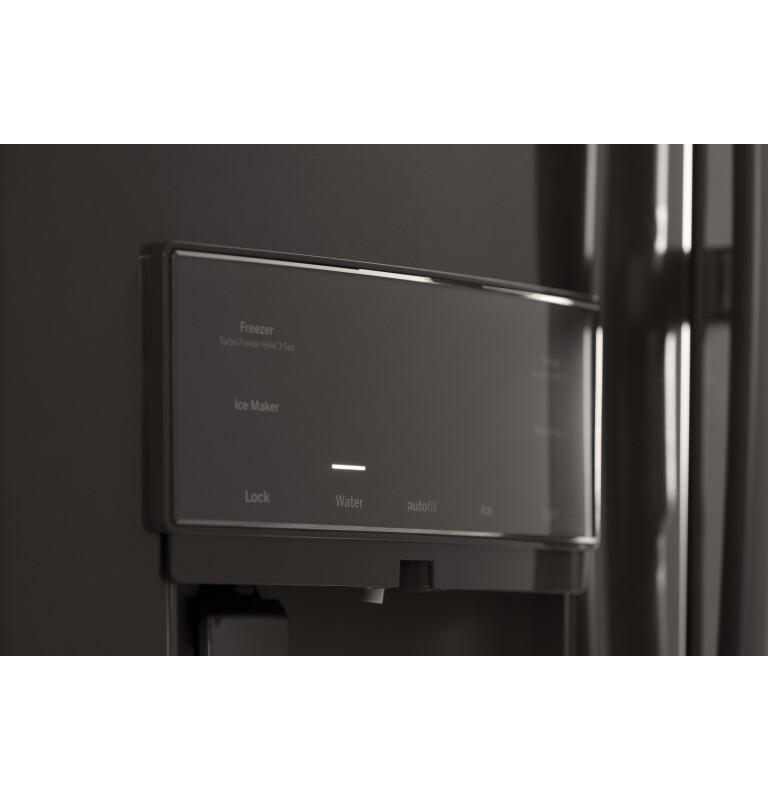 22.1 Cu. Ft. Counter-Depth French-Door Refrigerator with Hands-Free AutoFill PYE22KBLTS