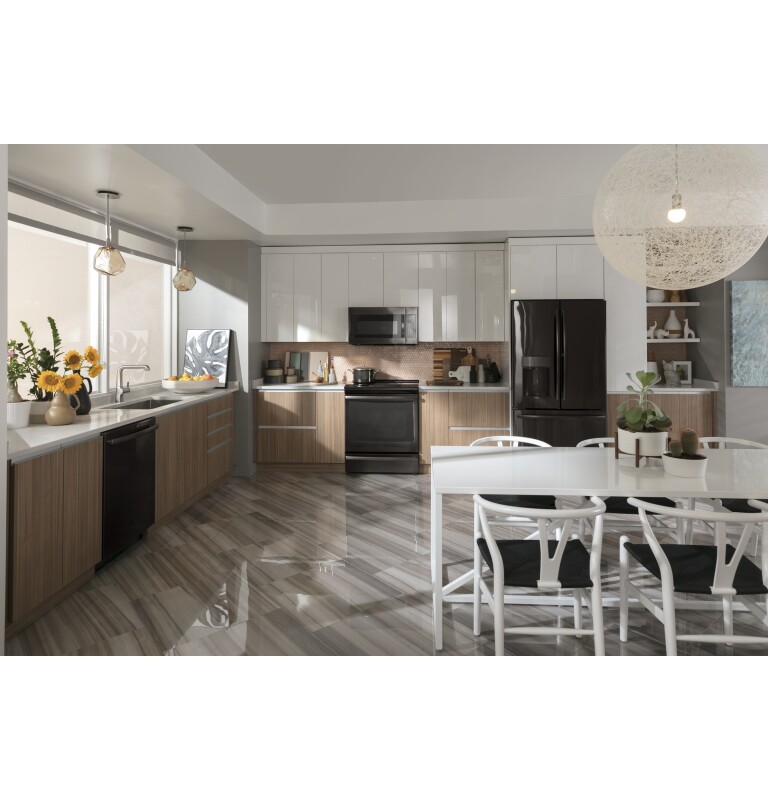 22.1 Cu. Ft. Counter-Depth French-Door Refrigerator with Hands-Free AutoFill PYE22KBLTS