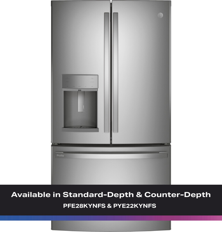 22.1 Cu. Ft. Counter-Depth Fingerprint Resistant French-Door Refrigerator with Hands-Free AutoFill PYE22KYNFS