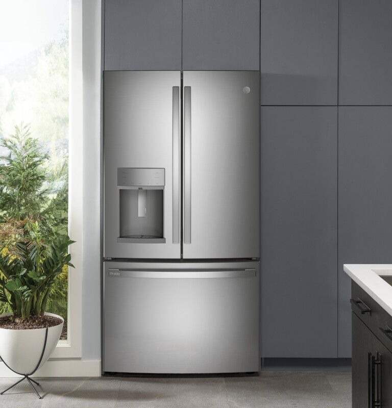 22.1 Cu. Ft. Counter-Depth Fingerprint Resistant French-Door Refrigerator with Hands-Free AutoFill PYE22KYNFS