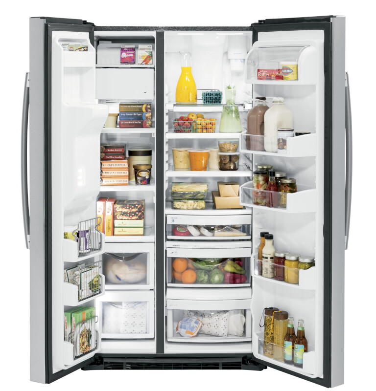Series 21.9 Cu. Ft. Counter-Depth Side-By-Side Refrigerator PZS22MSKSS