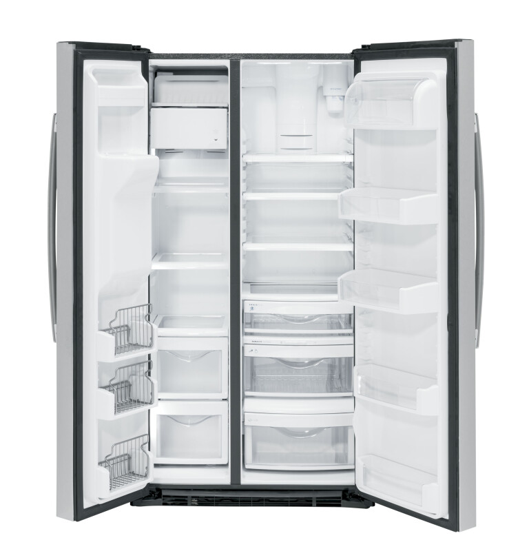 Series 21.9 Cu. Ft. Counter-Depth Side-By-Side Refrigerator PZS22MSKSS