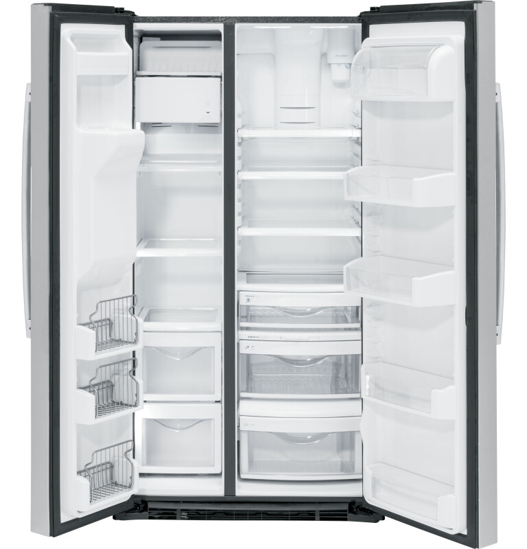 21.9 Cu. Ft. Counter-Depth Side-By-Side Refrigerator PZS22MYKFS
