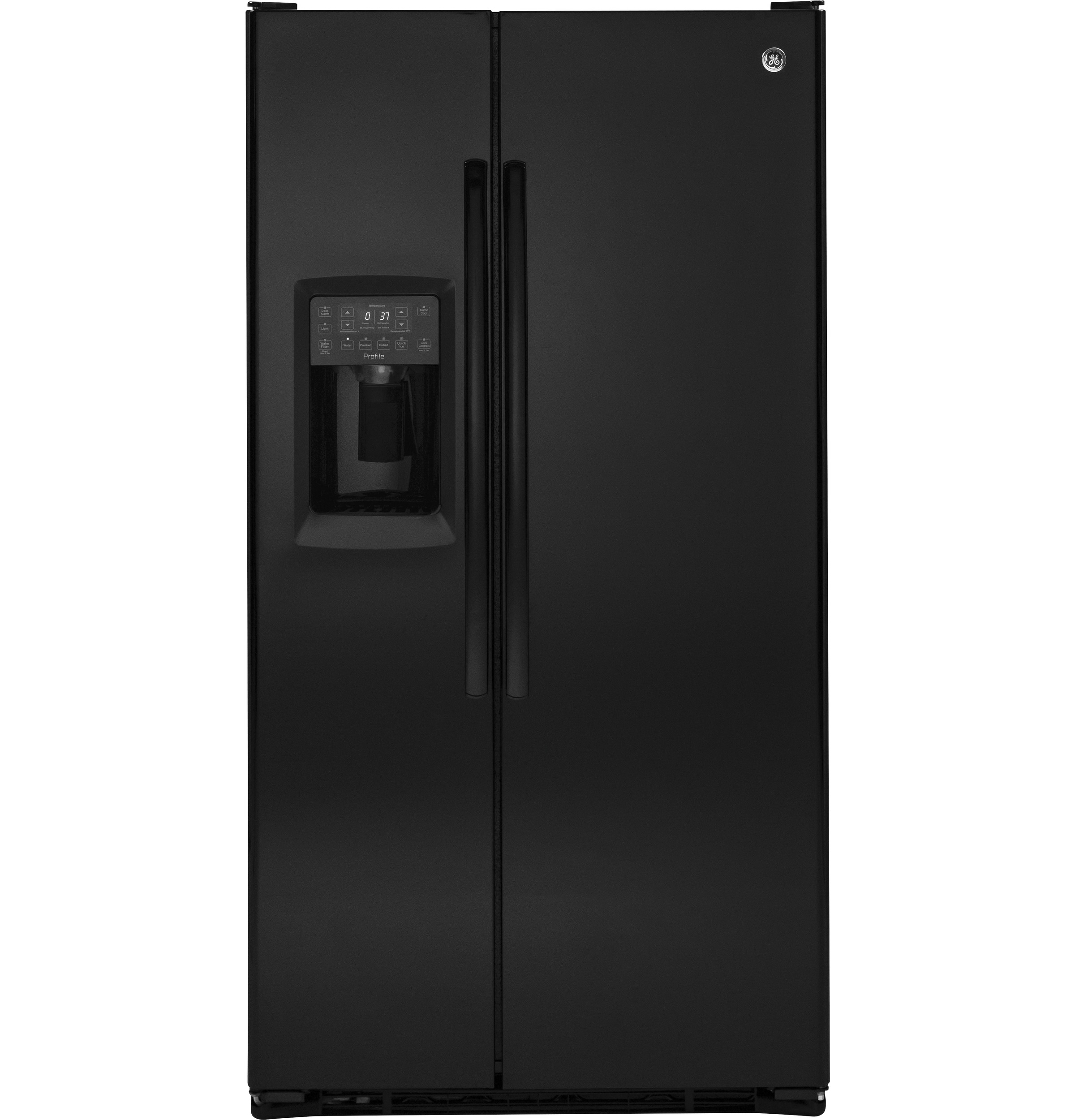Series 23.3 Cu. Ft. Counter-Depth Side-by-Side Refrigerator PZS23KGEBB
