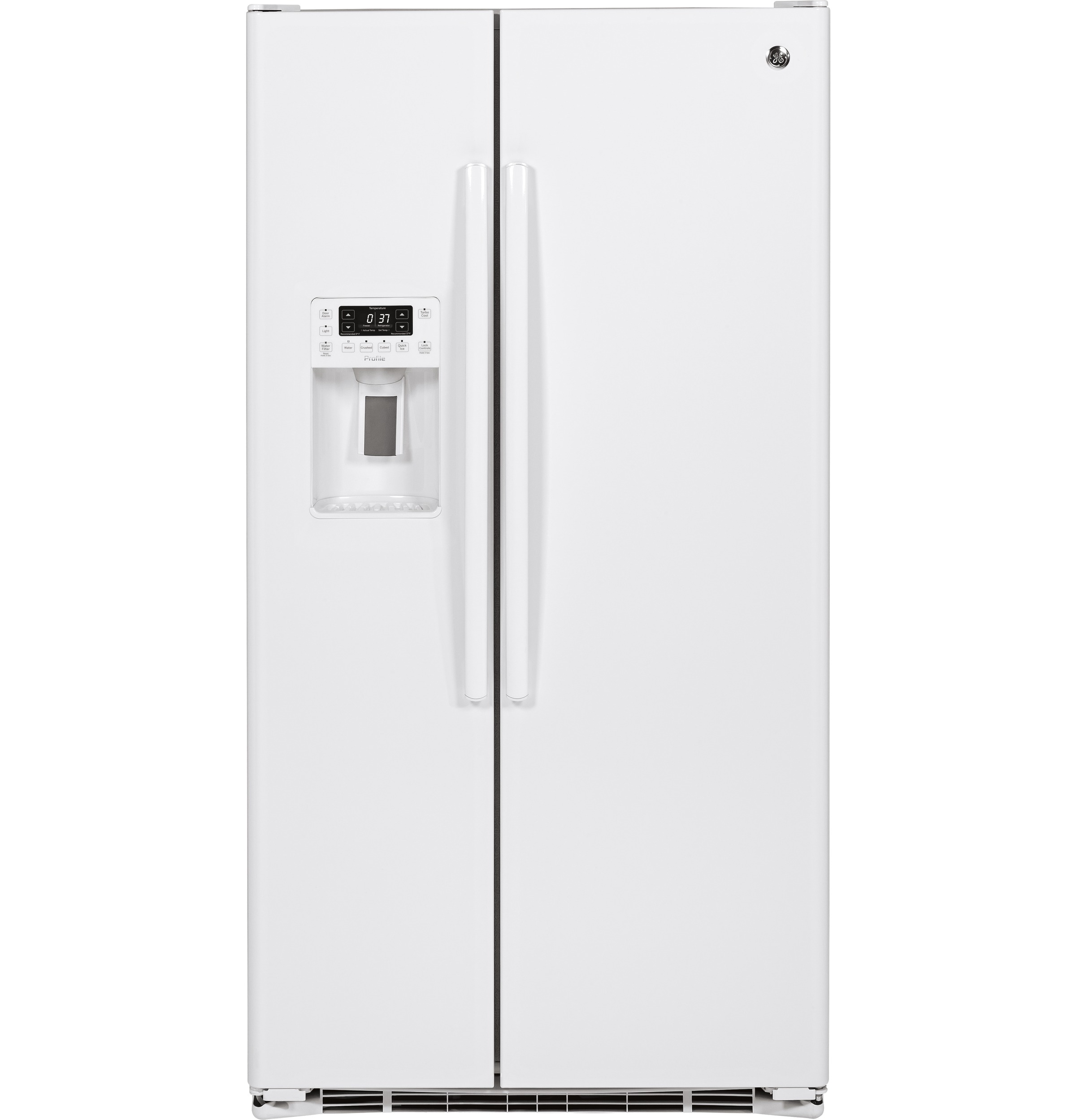 Series 23.3 Cu. Ft. Counter-Depth Side-by-Side Refrigerator PZS23KGEWW