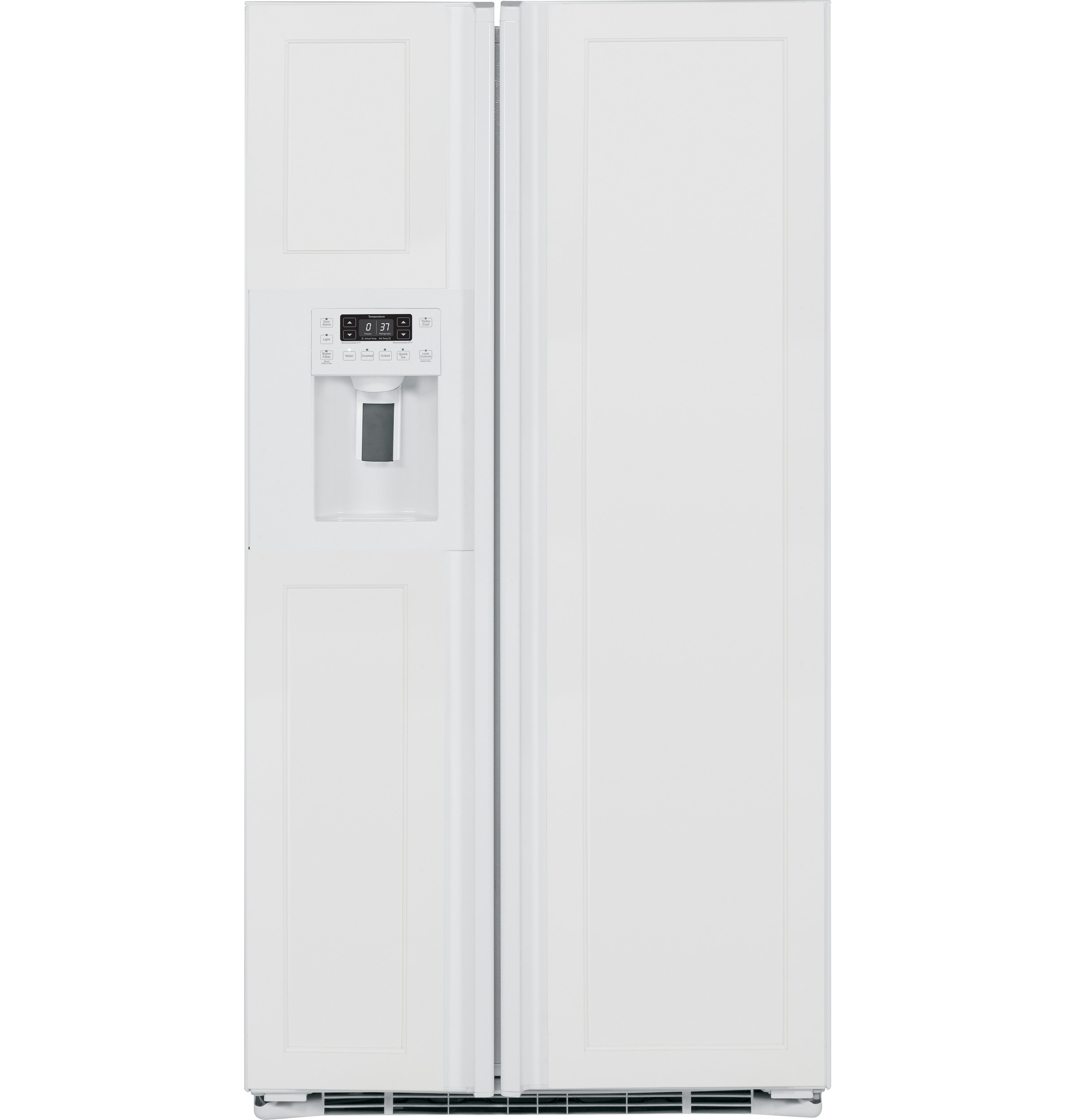 Series 23.3 Cu. Ft. Counter-Depth Side-by-Side Refrigerator PZS23KPEWV