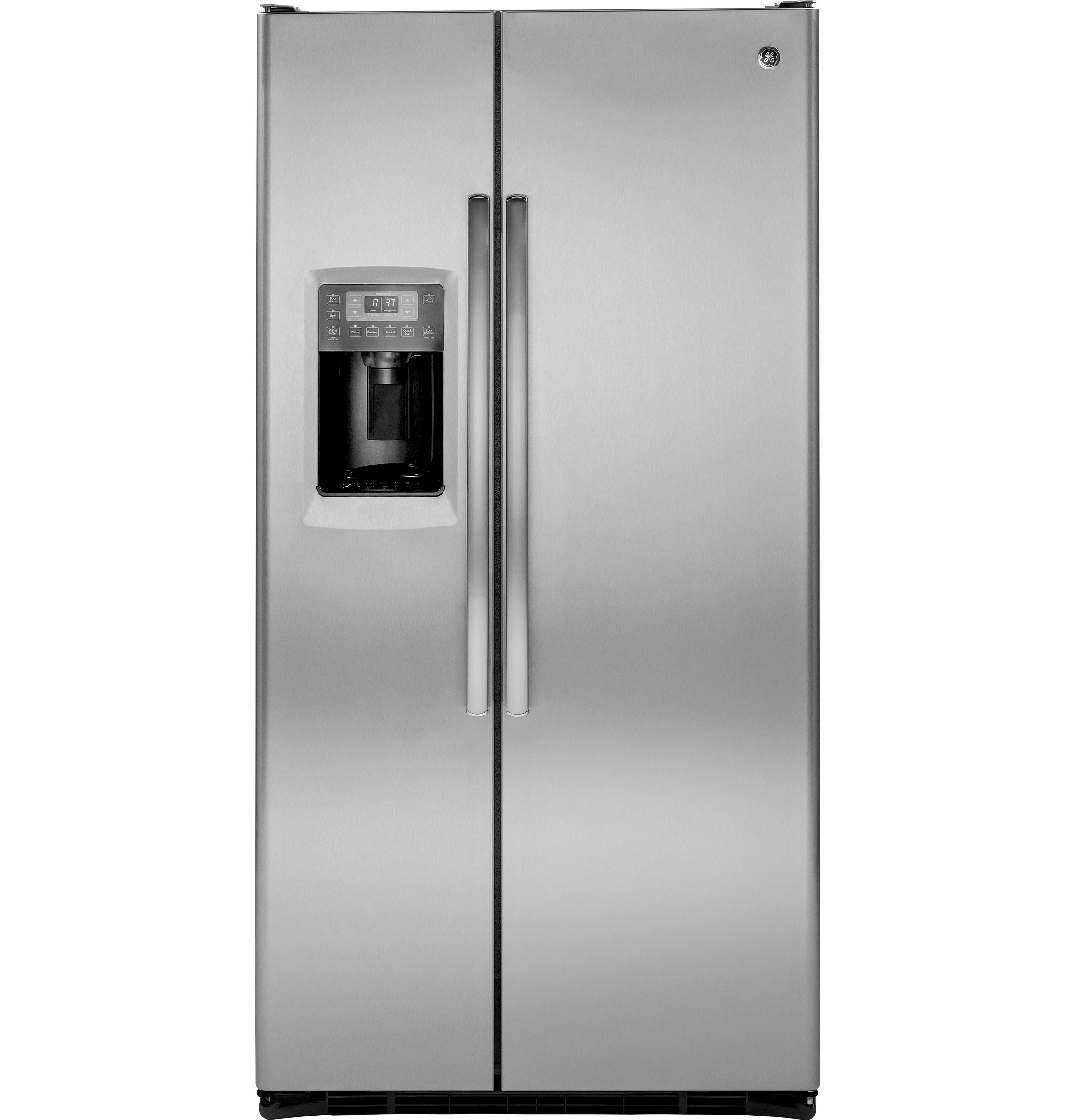 Series 24.6 Cu. Ft. Counter-Depth Side-by-Side Refrigerator PZS25KSESS