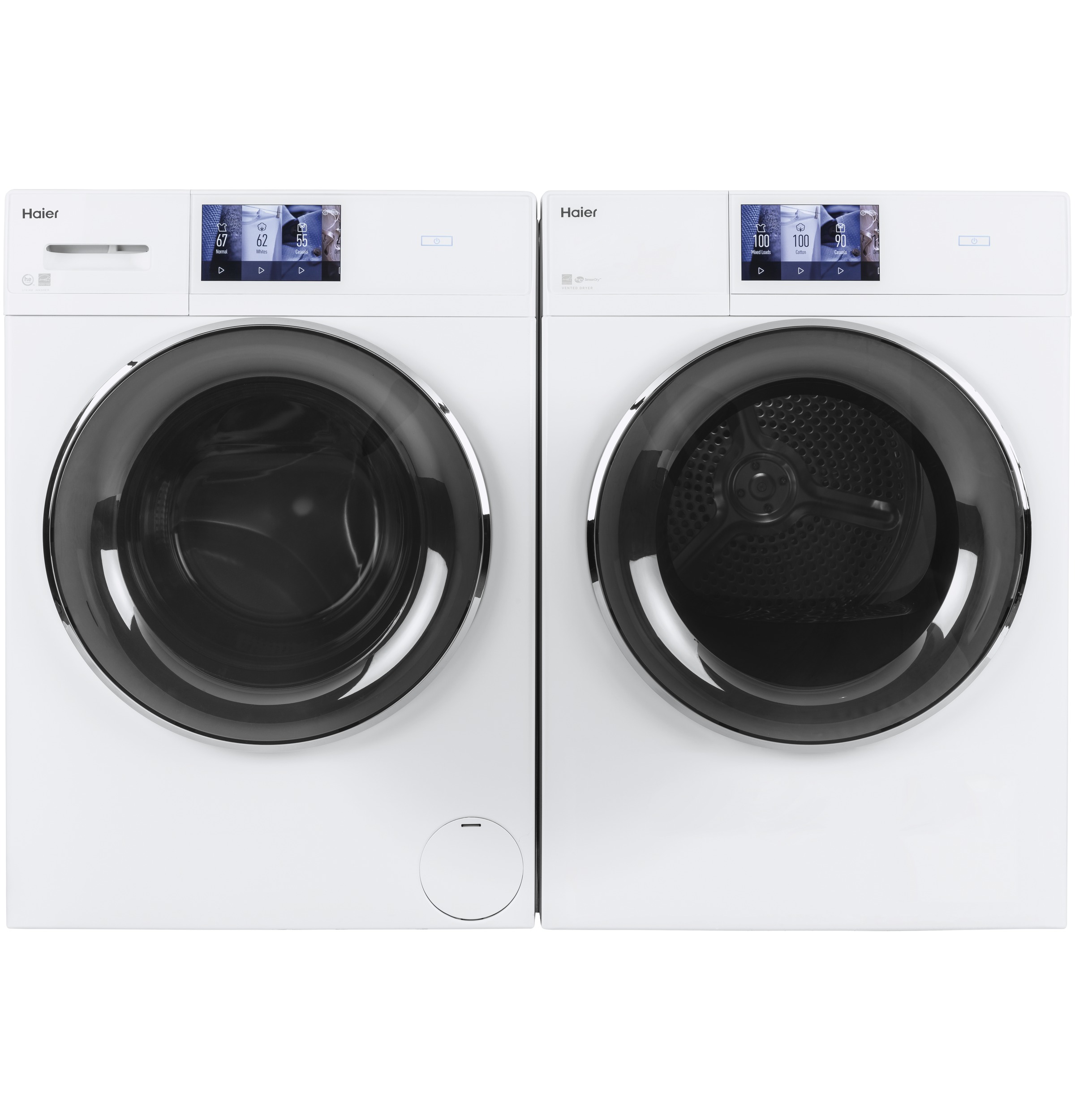 Haier ENERGY STAR® 2.4 Cu. Ft. Smart Frontload Washer QFW150SSNWW