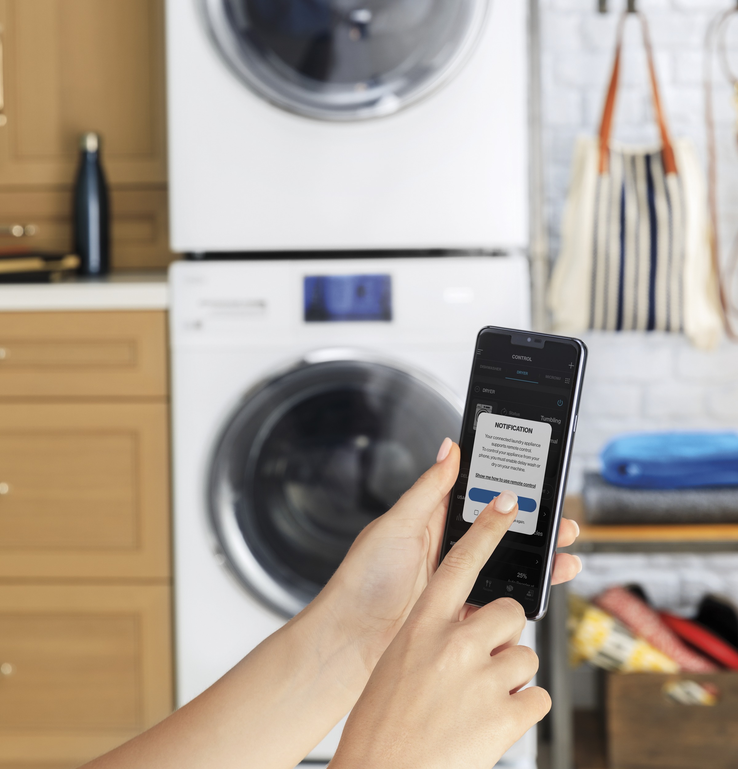 Haier ENERGY STAR® 2.4 Cu. Ft. Smart Frontload Washer QFW150SSNWW